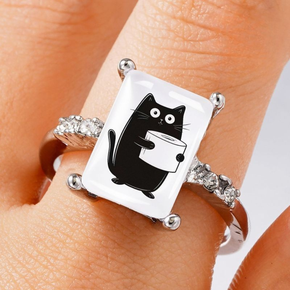Cat Toilet Paper Ring