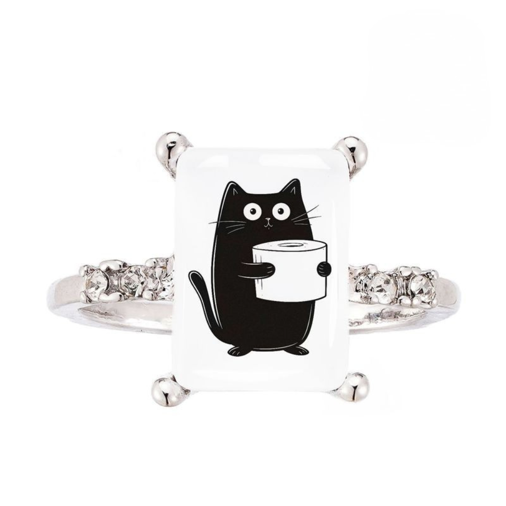 Cat Toilet Paper Ring
