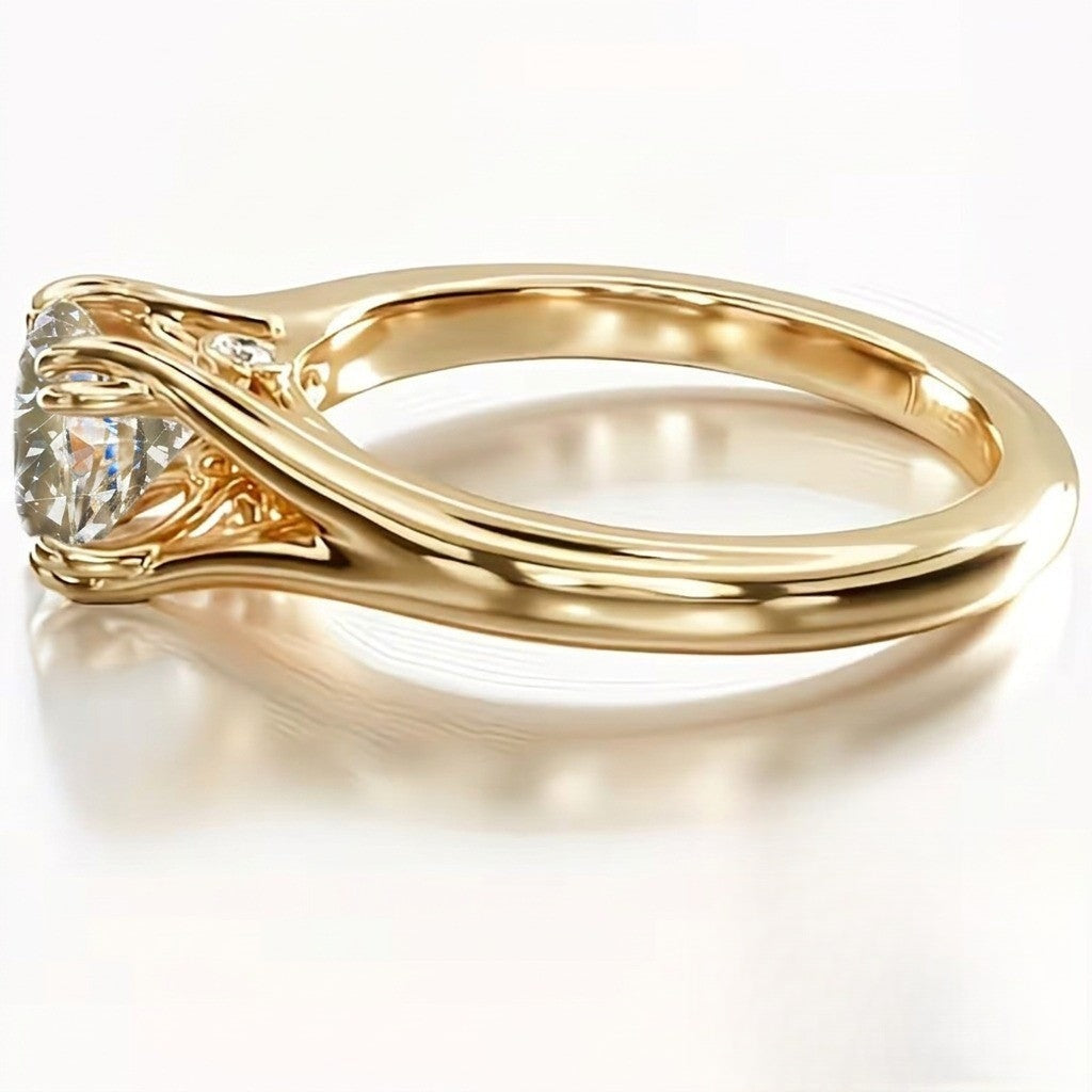 Raccoon Photo Crystal Ring