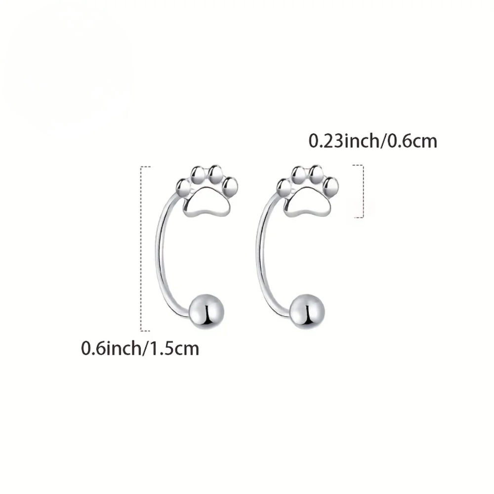 Cat Paw Earrings