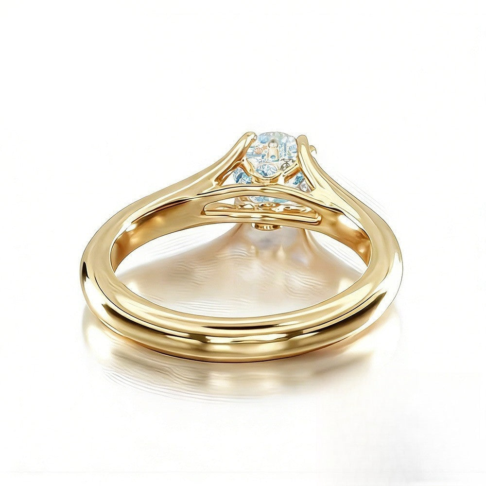 Sea Turtle Bathroom Scene Ring