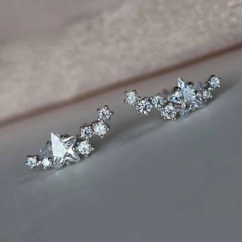 Crystal Shooting Star Earrings