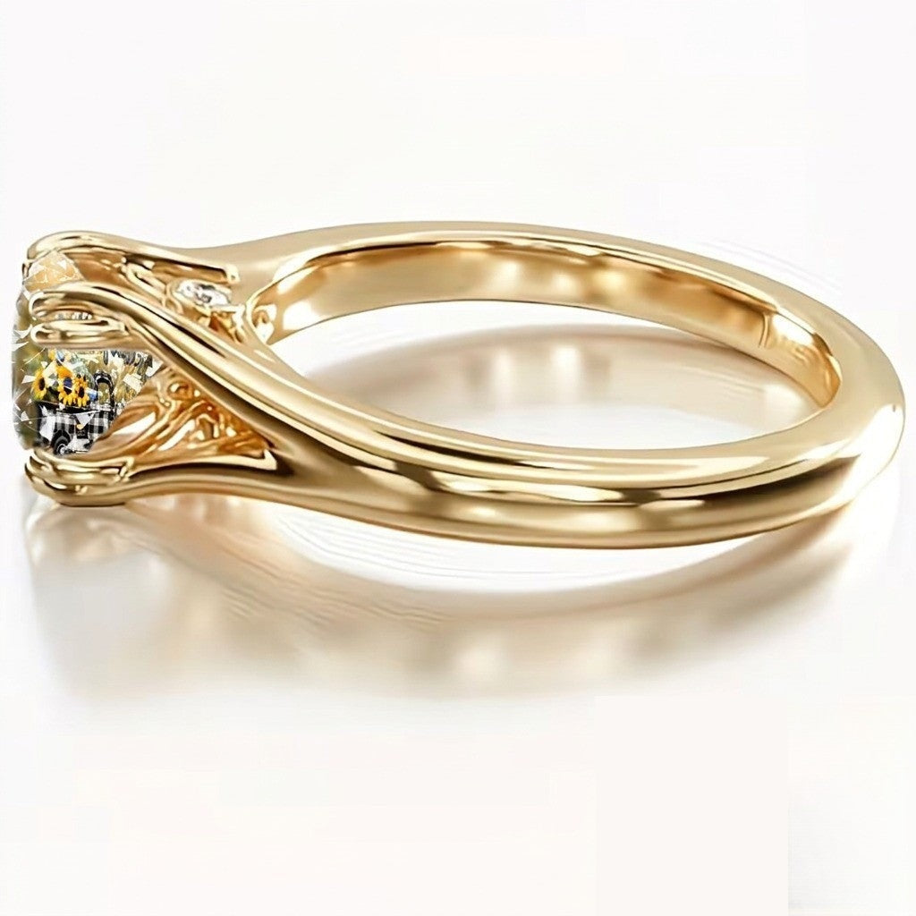 Sunflower Truck Glass Ring