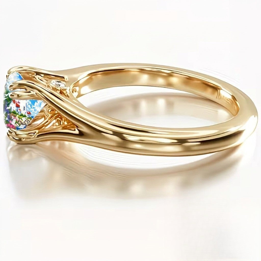 Lighthouse Seascape Ring