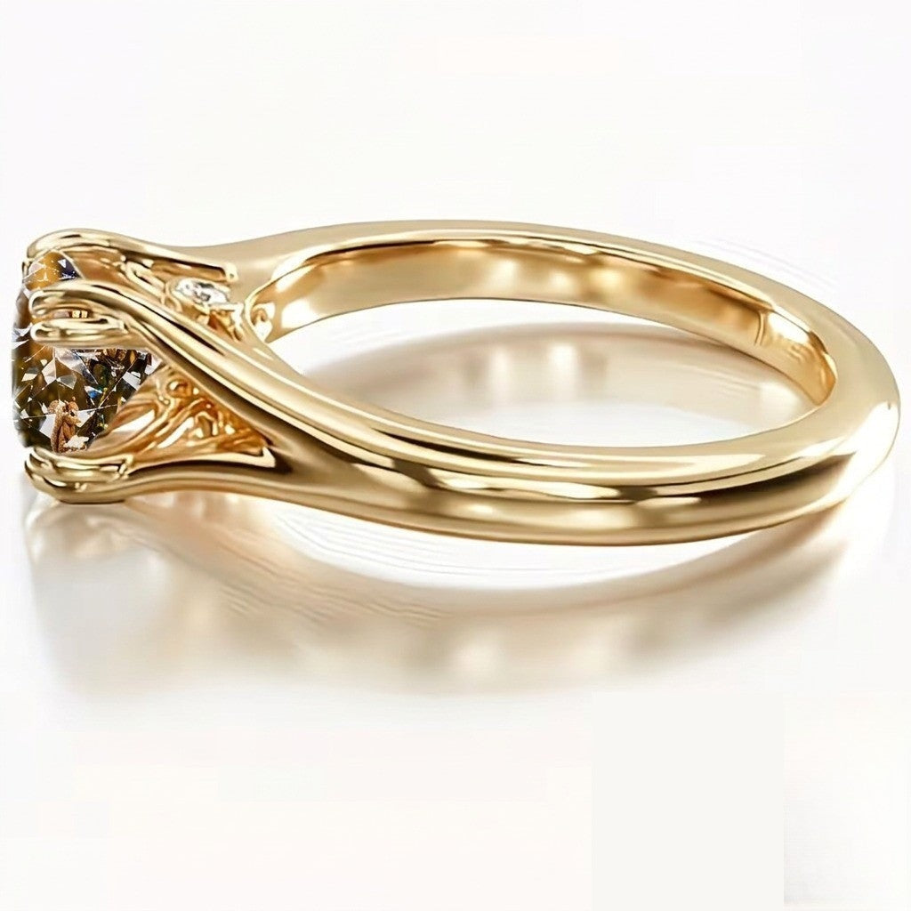 Squirrel Tree Scene Ring