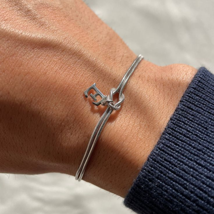 Personalized Love Knot Bracelet