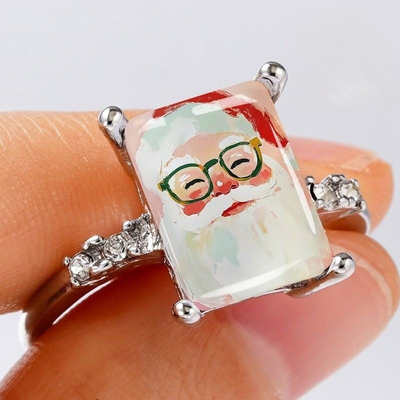 Santa Claus Portrait Ring