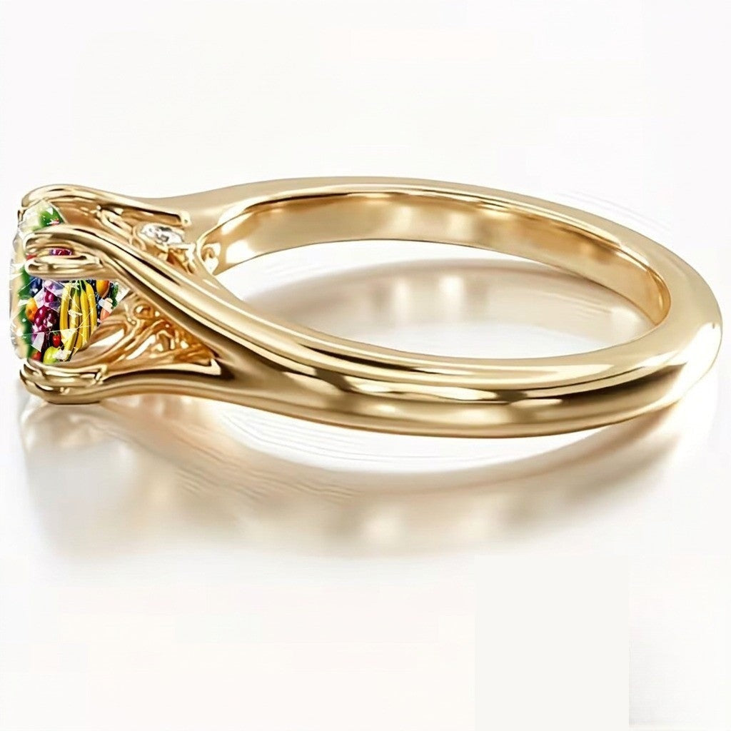 Fruit Basket Dome Ring