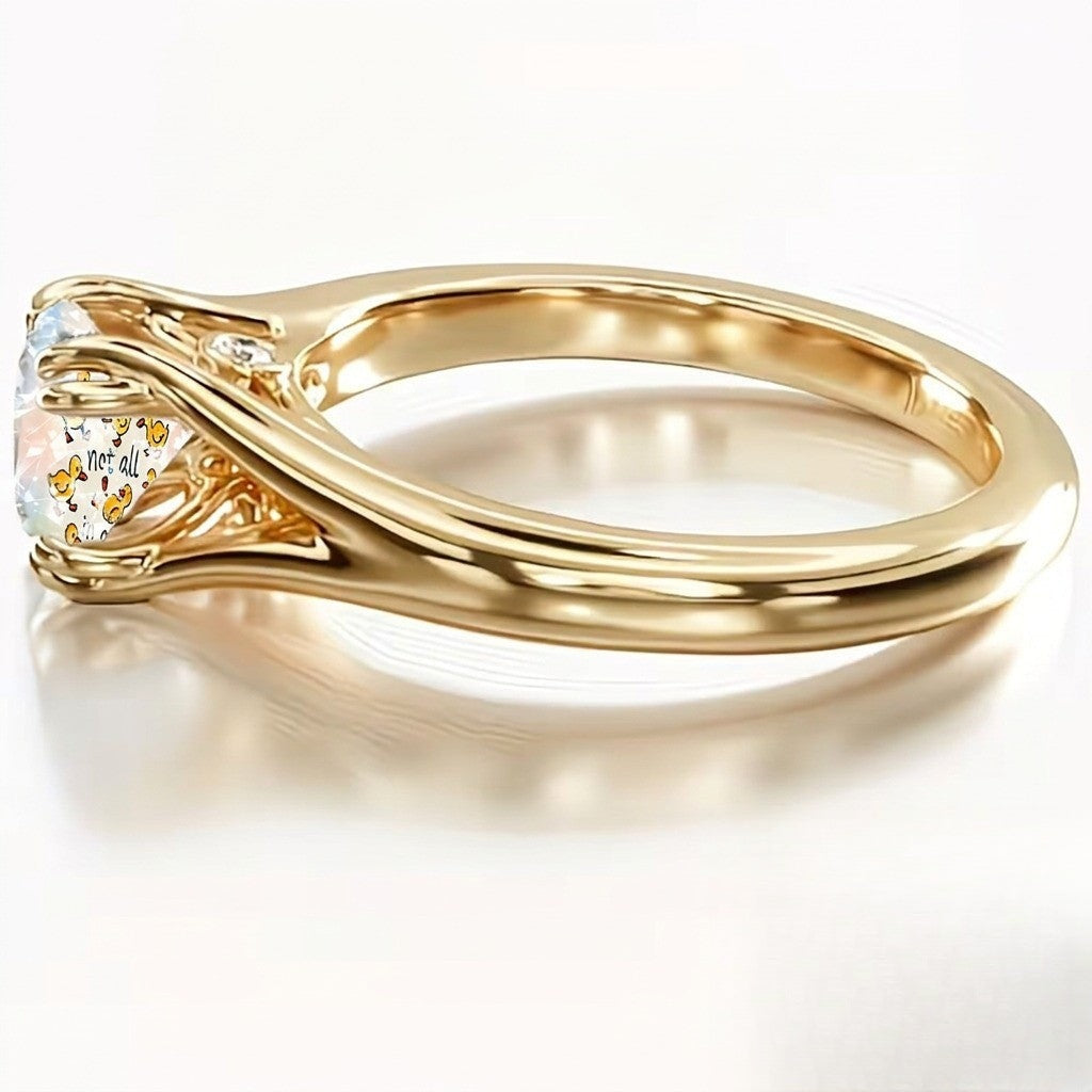 Duckling Quote Ring