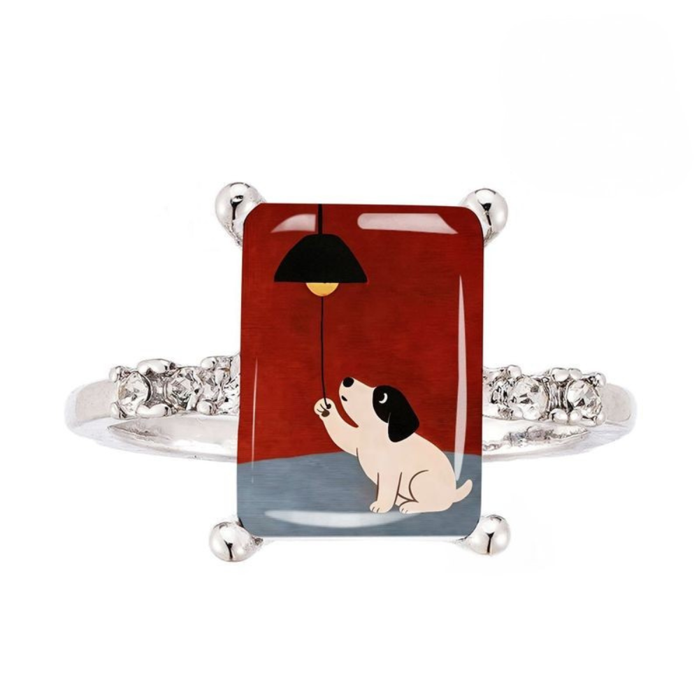 Puppy Lightbulb Ring