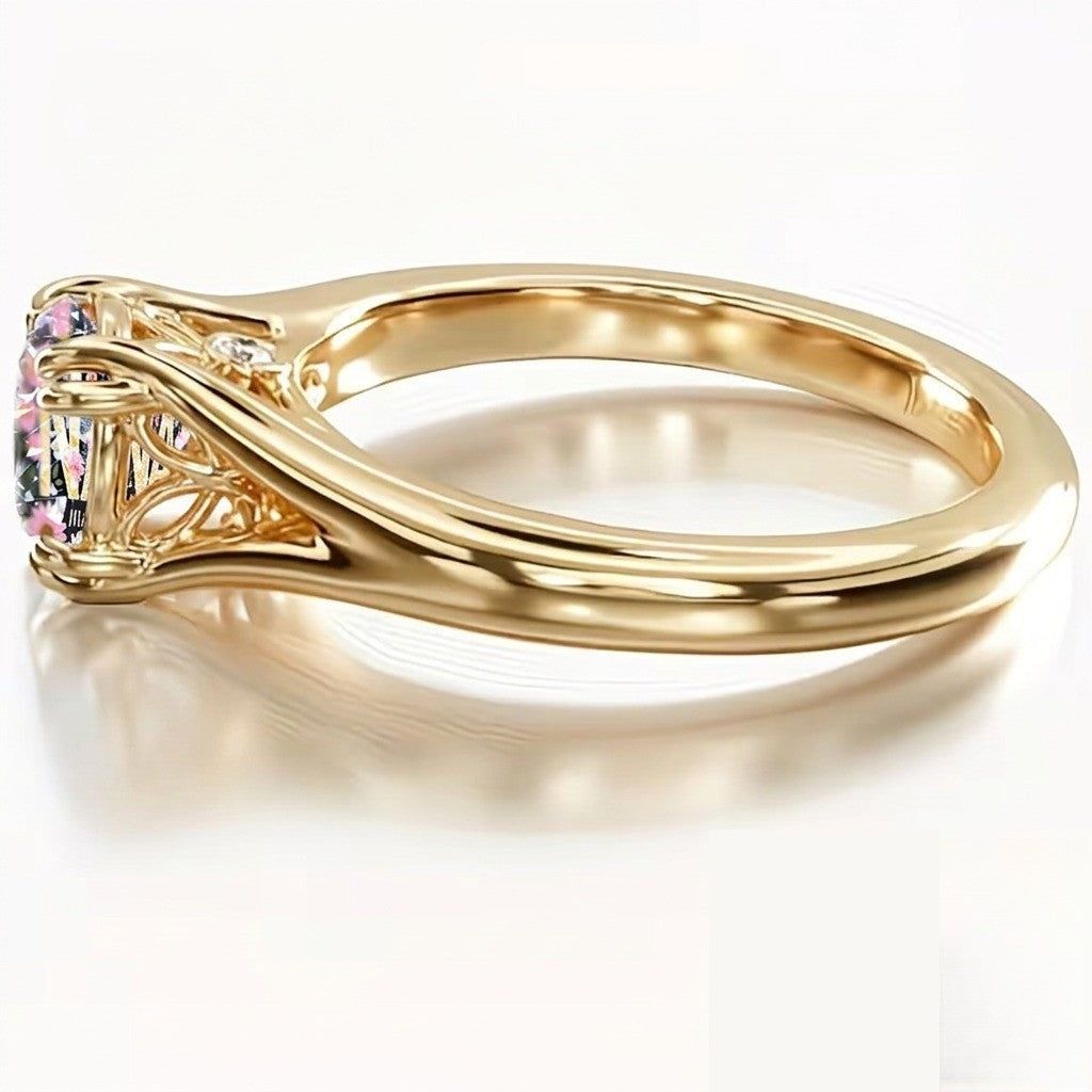 Floral Nana Square Ring