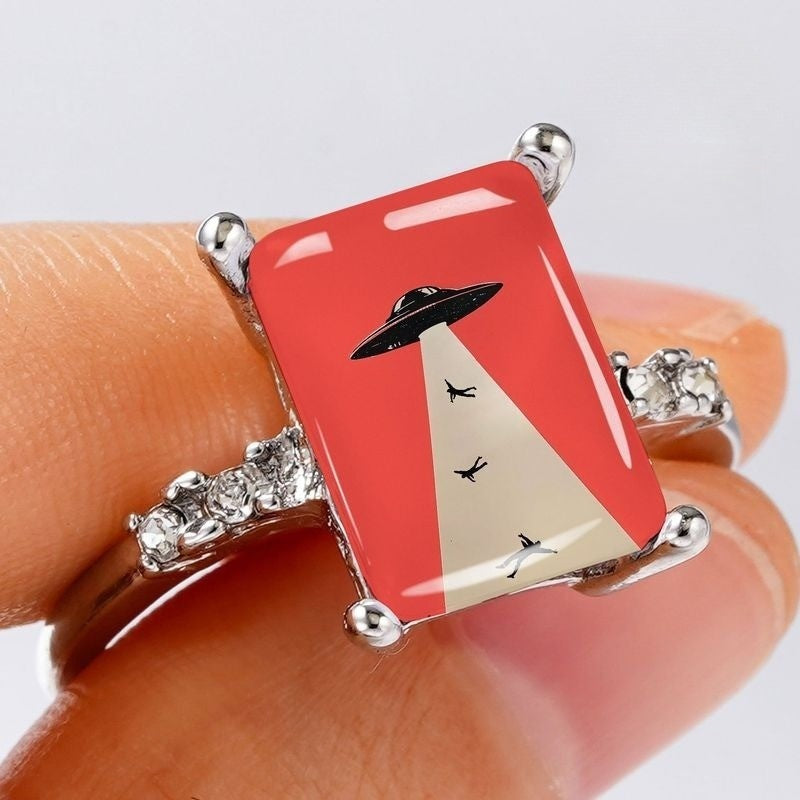 UFO Rectangular Ring
