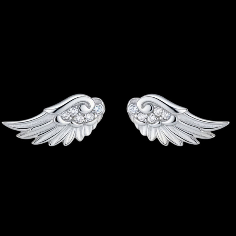 Heart Wing Earrings Set