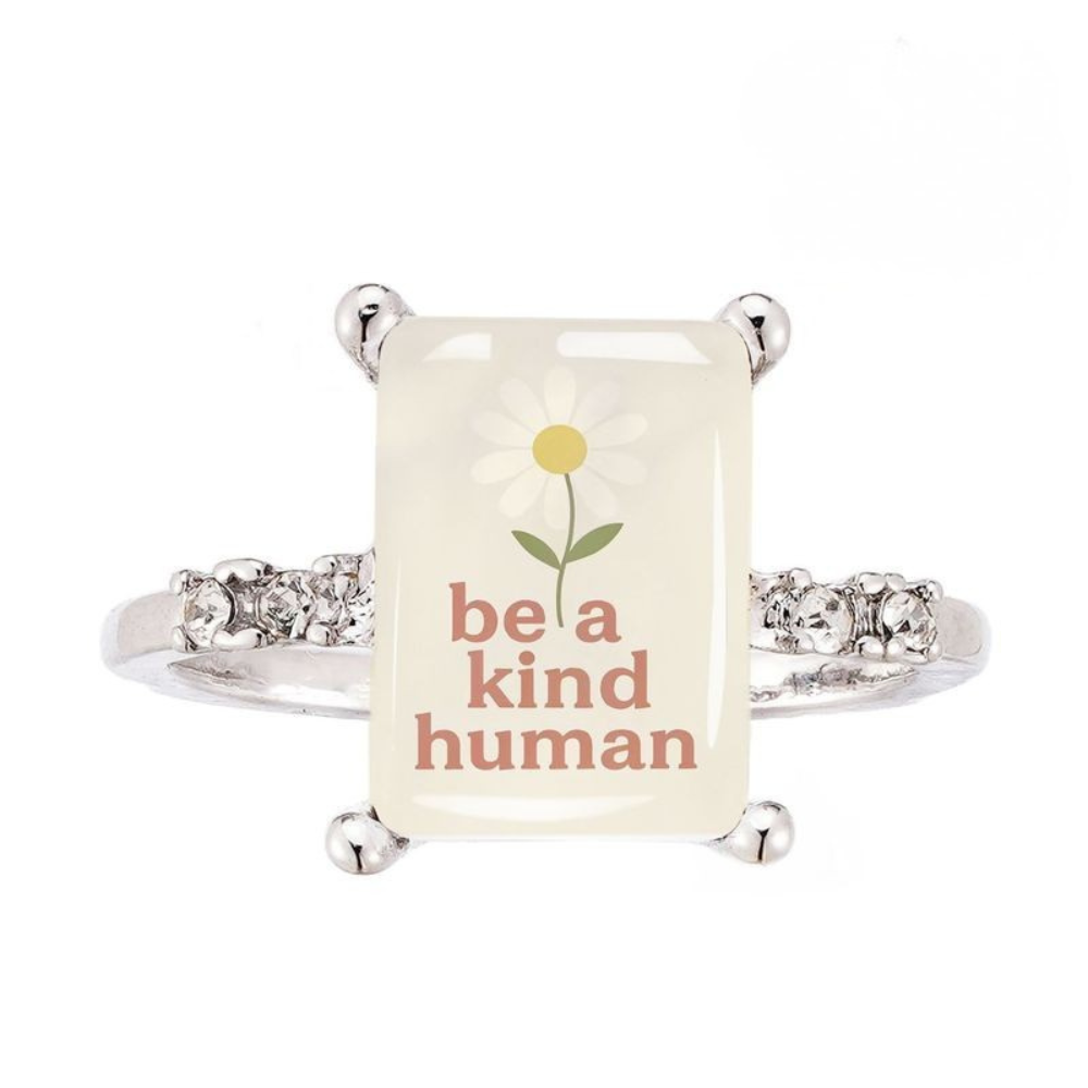 Be A Kind Human Square Ring