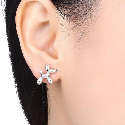 Balloon Dog Stud Earrings