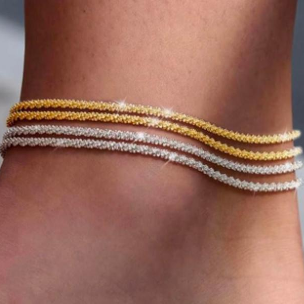 4pc Dainty Anklet Set
