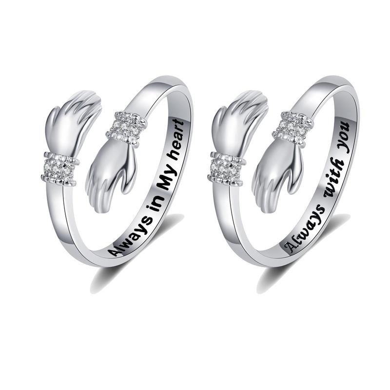2pc Adjustable Hug Ring