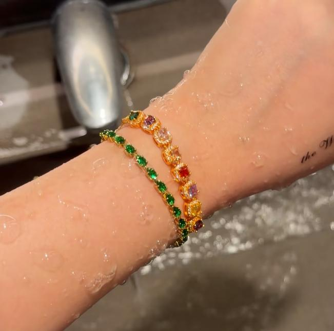 2pc Colorful Sugar Cube Bracelets