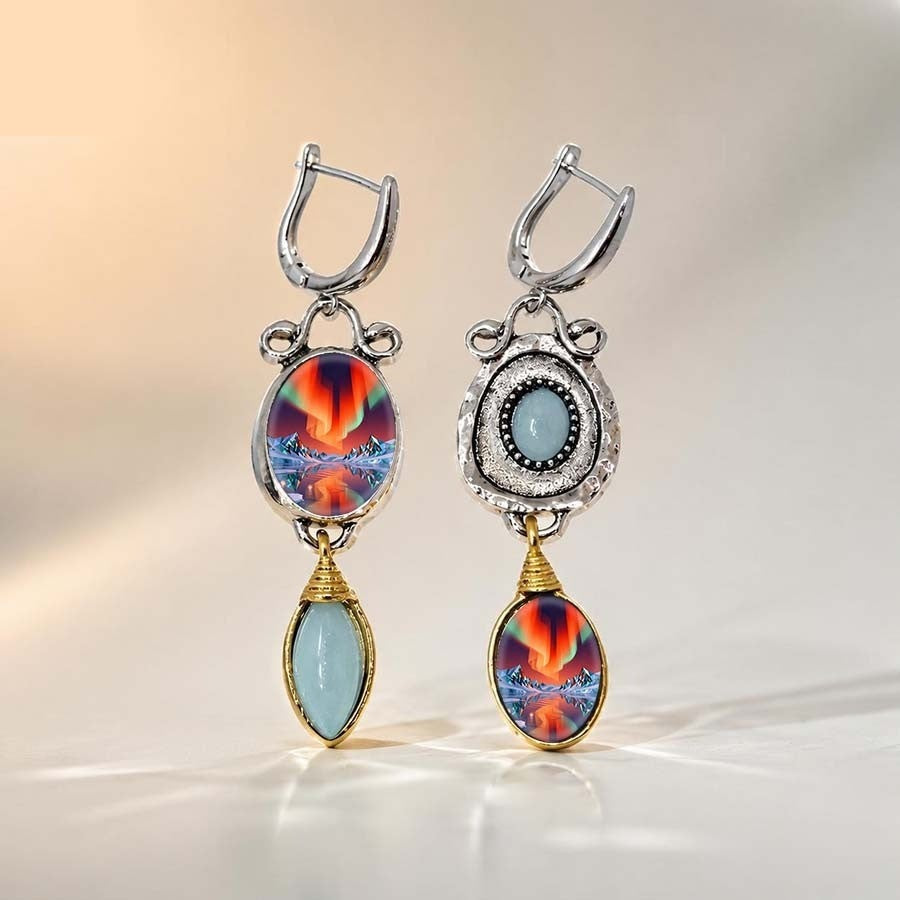 Aurora Landscape Drop Earrings