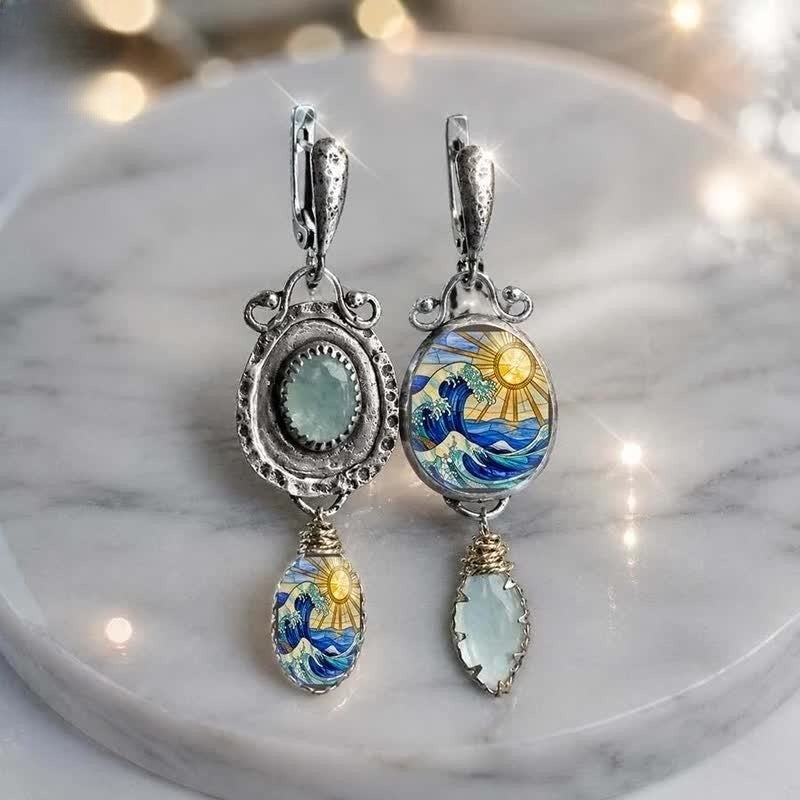 Aurora Landscape Drop Earrings