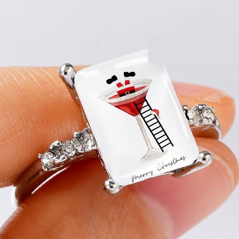 Santa Cocktail Ring