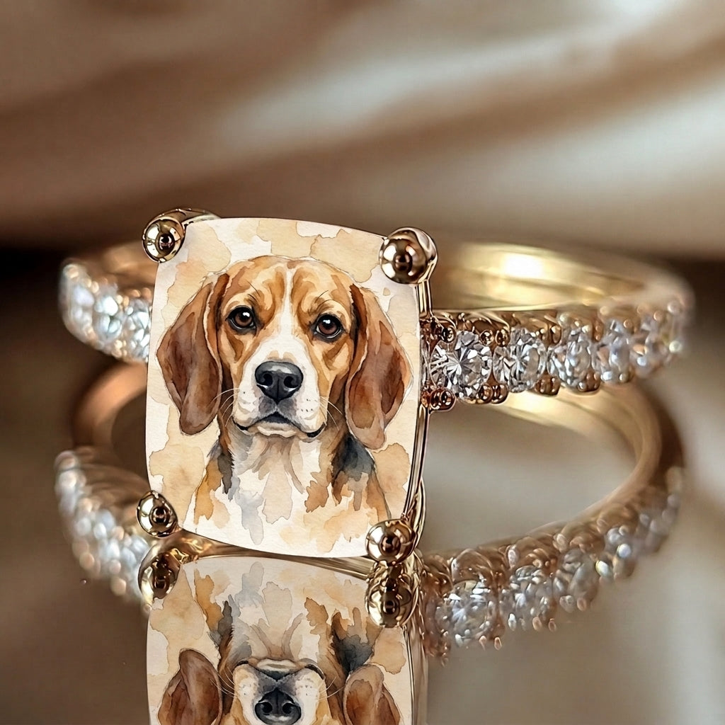Dog Square Ring