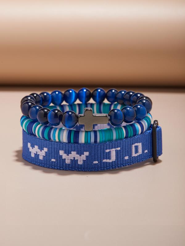 3pc WWJD Bracelet