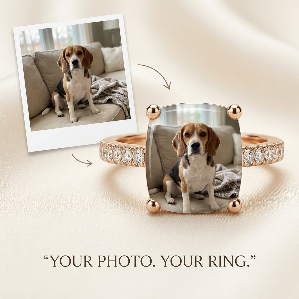 Custom Pet Square Ring