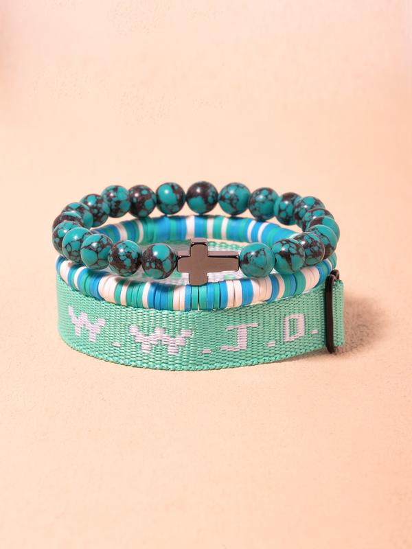 3pc WWJD Bracelet