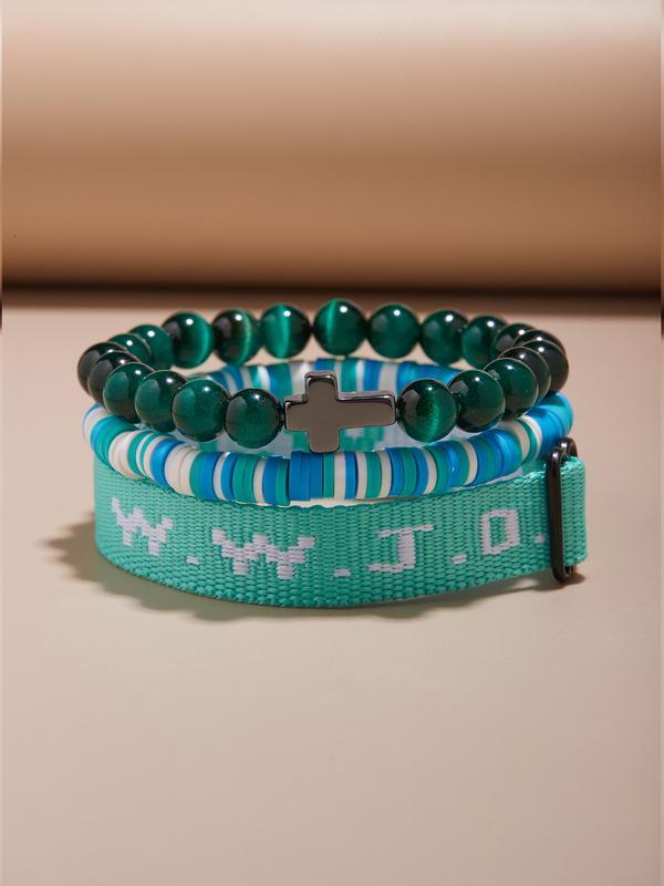 3pc WWJD Bracelet