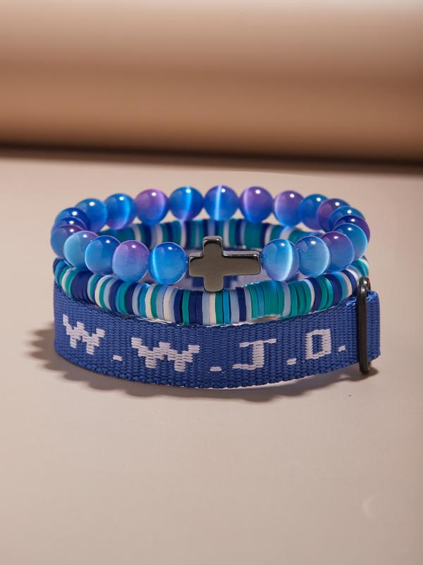 3pc WWJD Bracelet