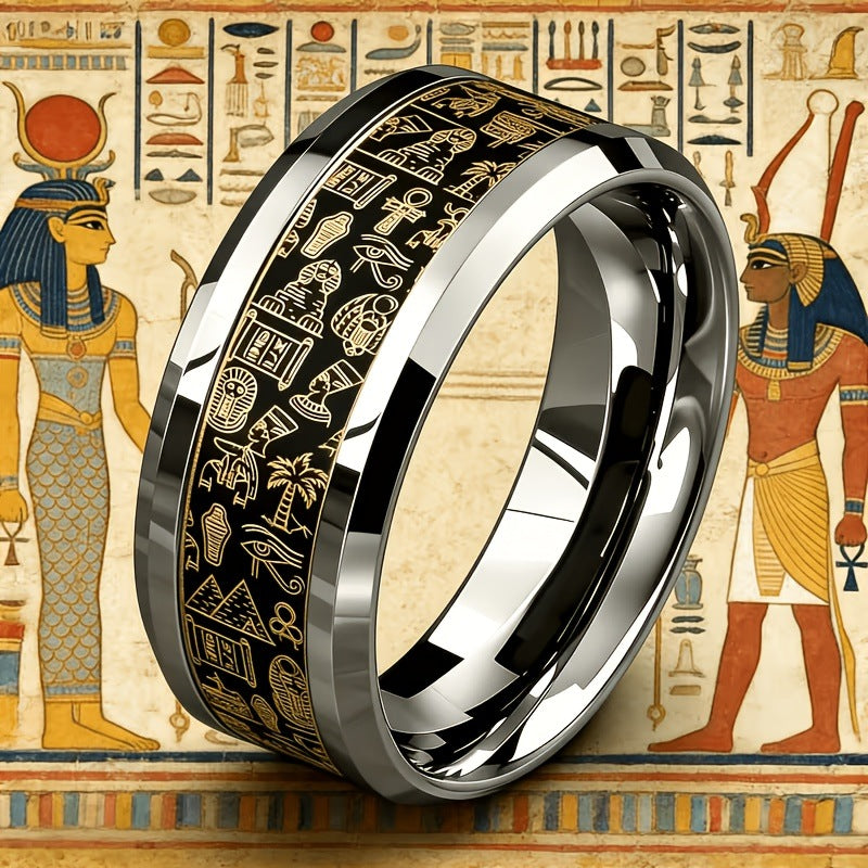 Egyptian Hieroglyphic Ring