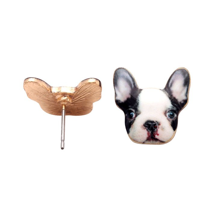 French Bulldog Stud Earrings
