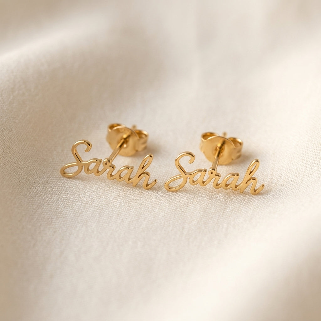 Personalized Name Earrings