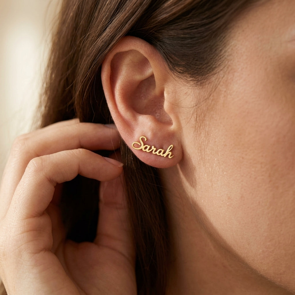 Personalized Name Earrings