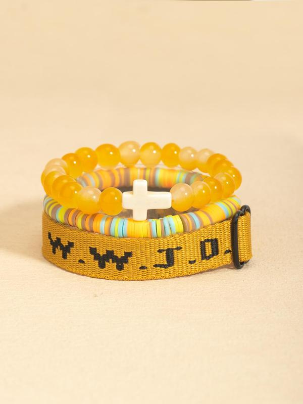 3pc WWJD Bracelet