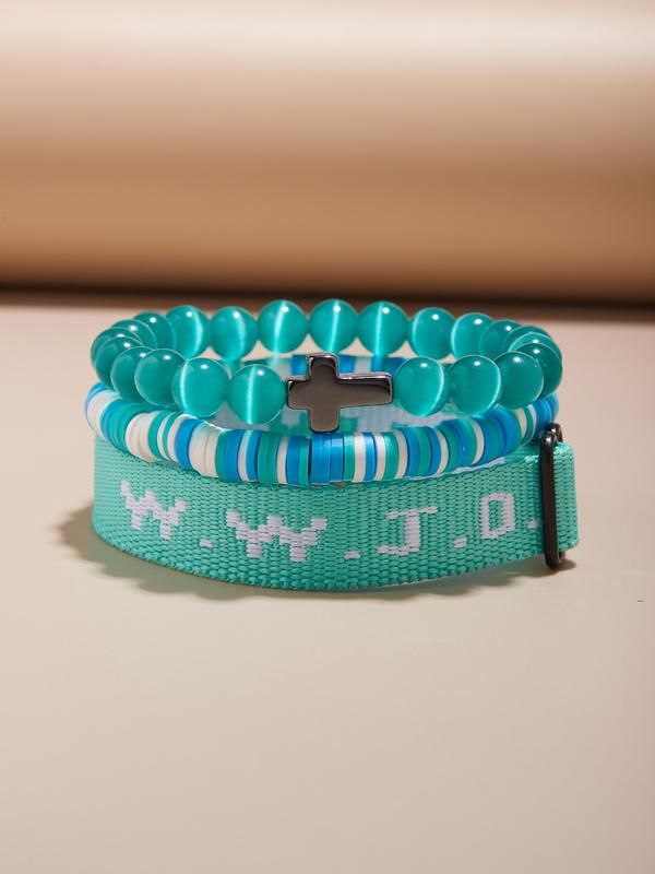 3pc WWJD Bracelet