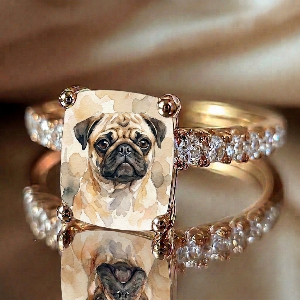 Dog Square Ring