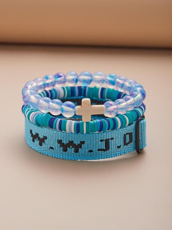 3pc WWJD Bracelet