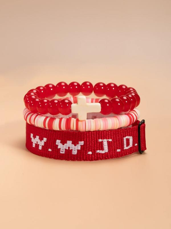 3pc WWJD Bracelet