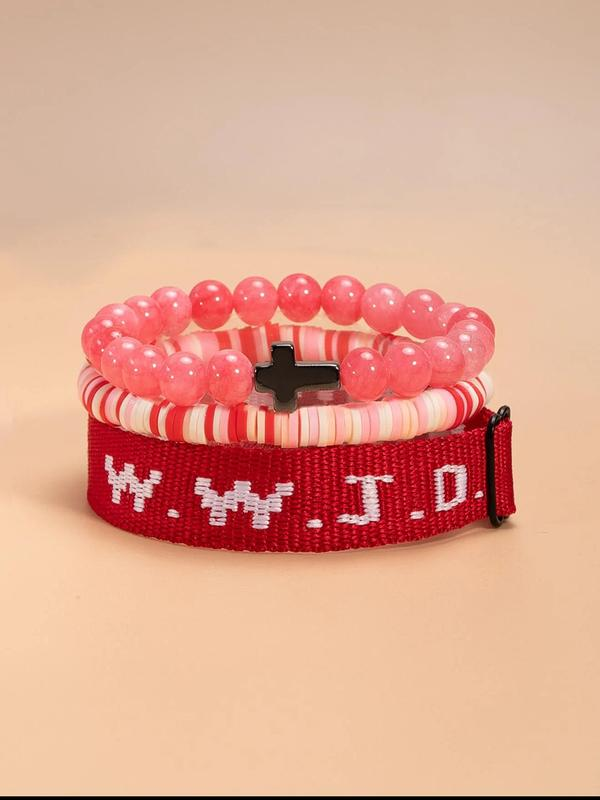 3pc WWJD Bracelet