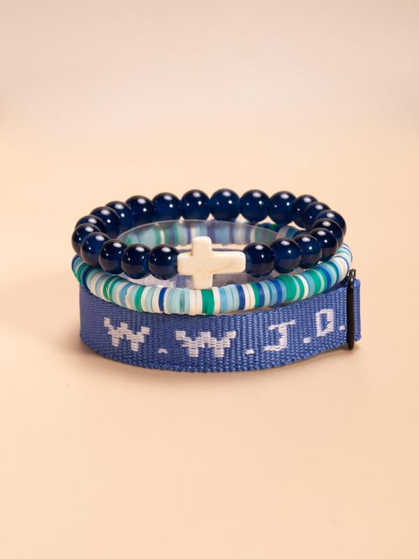 3pc WWJD Bracelet