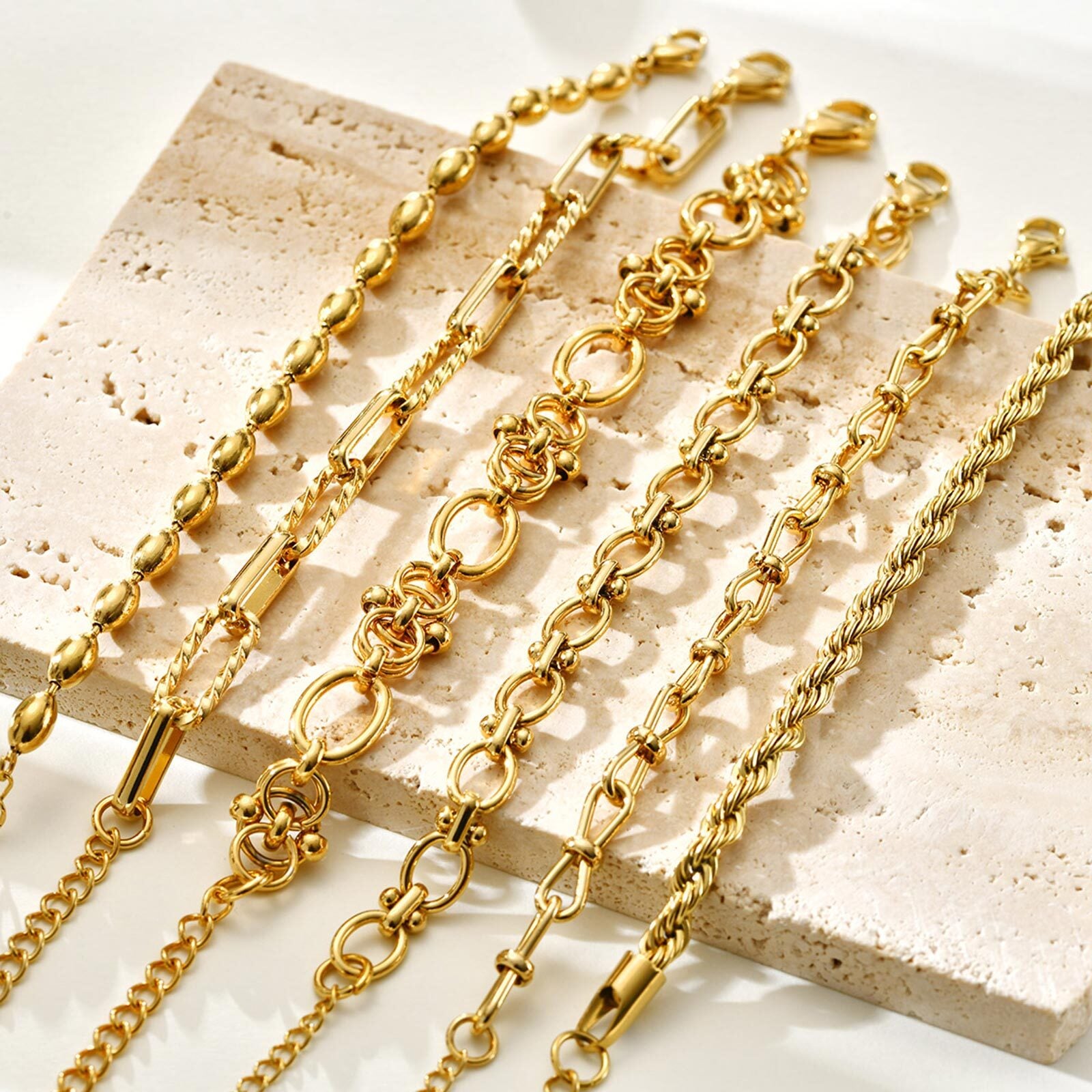Chunky Gold Chain Bracelet