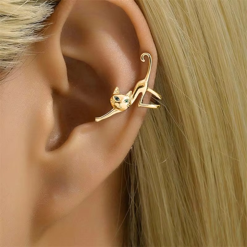 Asymmetric Cat Fish Earrings