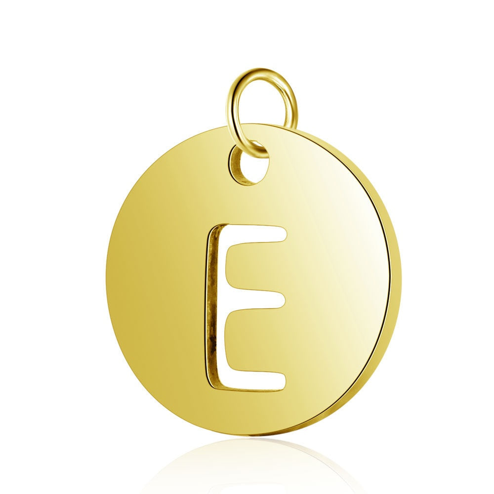 Gold Knot Initial Letter Bracelet