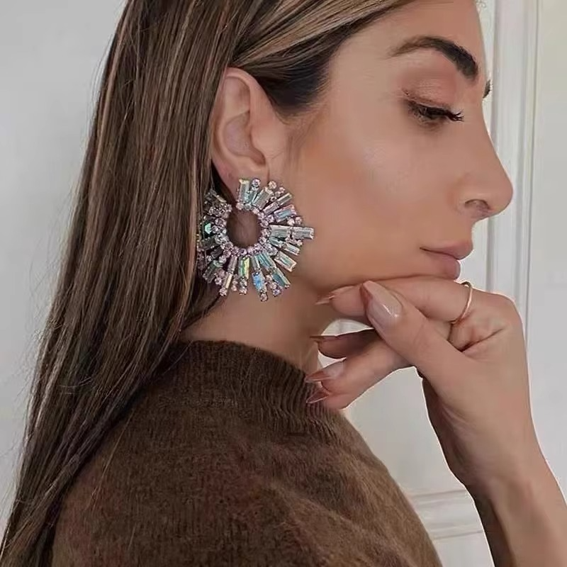 Crystal Burst Earrings