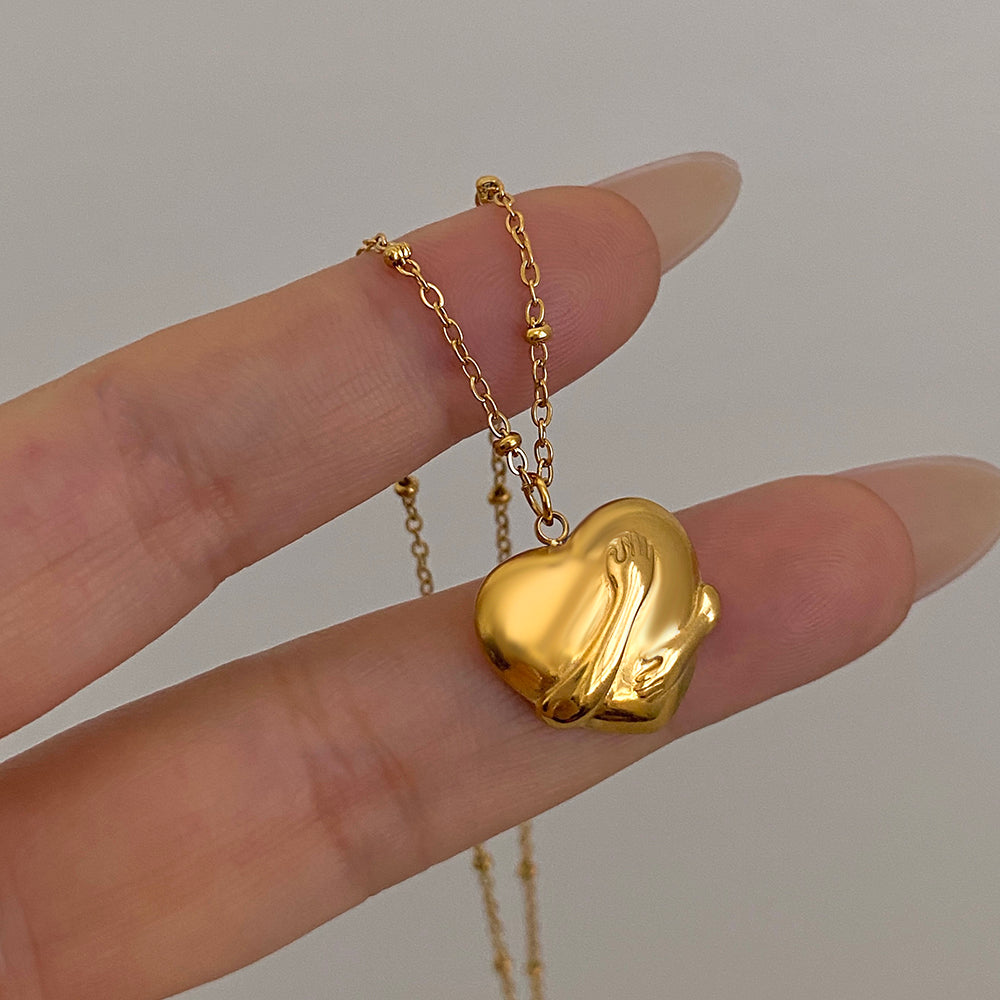 Embrace Heart Pendant Necklace