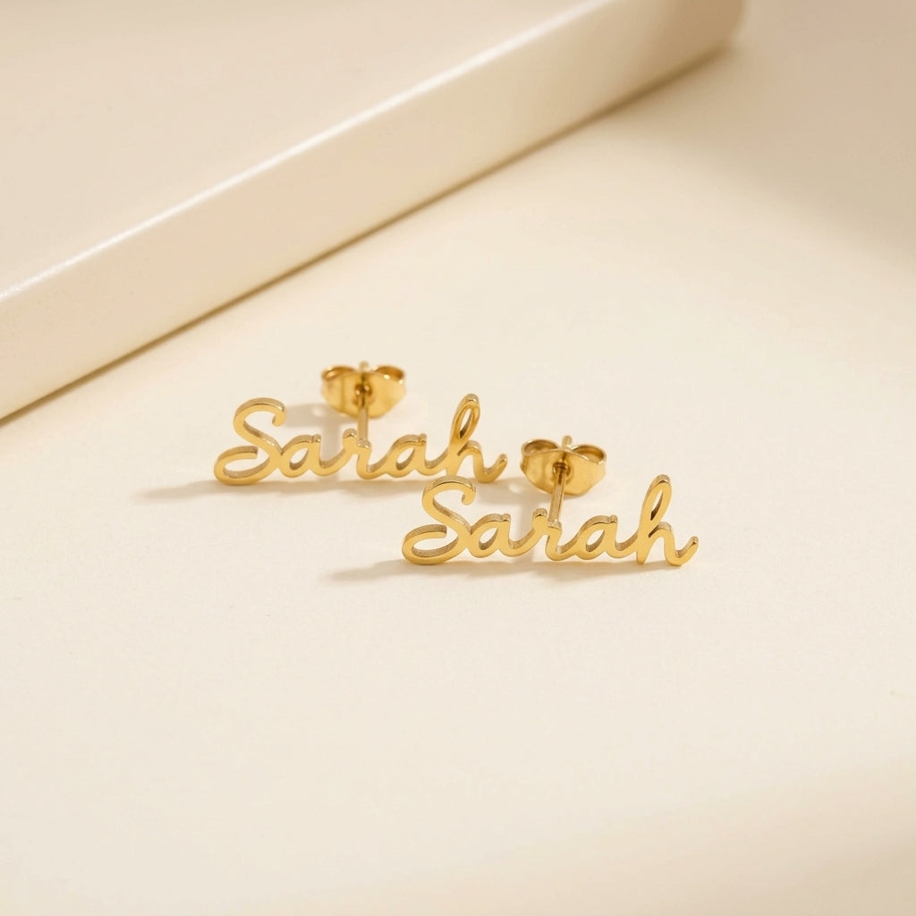Personalized Name Earrings