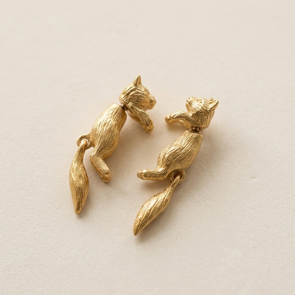 Playful Cat Earrings