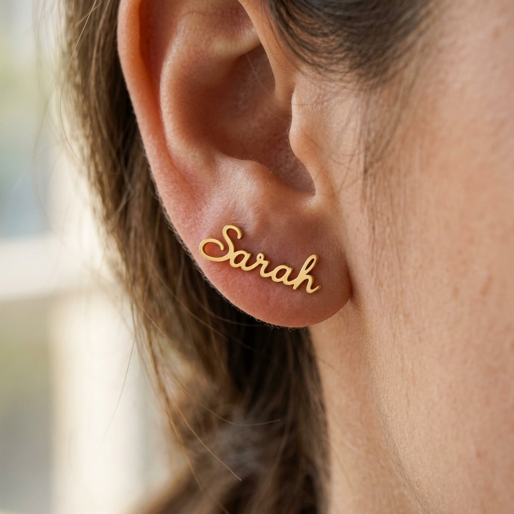 Personalized Name Earrings